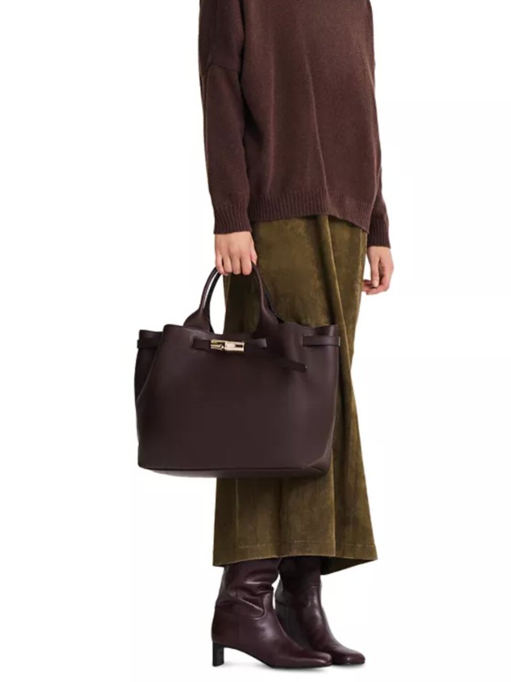 Longchamp Le Roseau Smart Large Leather Tote - Picture 8 of 8